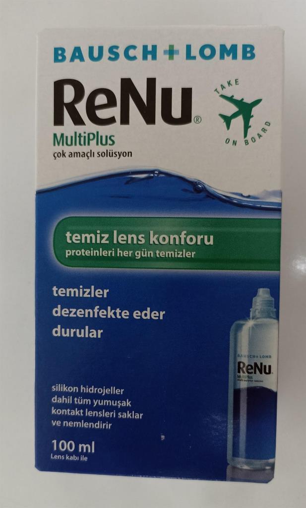 Bausch Lomb Renu Multiplus Çok Amaçlı Lens Solüsyonu 100 ml