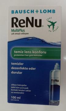 Bausch Lomb Renu Multiplus Çok Amaçlı Lens Solüsyonu 100 ml