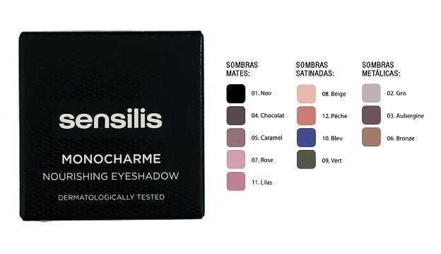 Sensilis Monocharm Nourishing Eye Shadow 3 gr-02 Gris