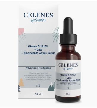 Celenes By Sweden Vitamin C + Oats + Niacinamide Serum 30 ml