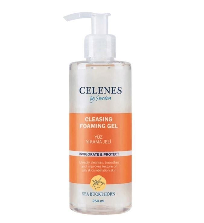 Celenes By Sweden Sea Buckthorn Yağlı/Karma Cilt Yüz Yıkama Jeli 250 ml