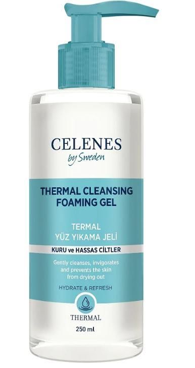 Celenes By Sweden Thermal Kuru/Hassas Cilt Yüz Temizleme Jeli 250 ml