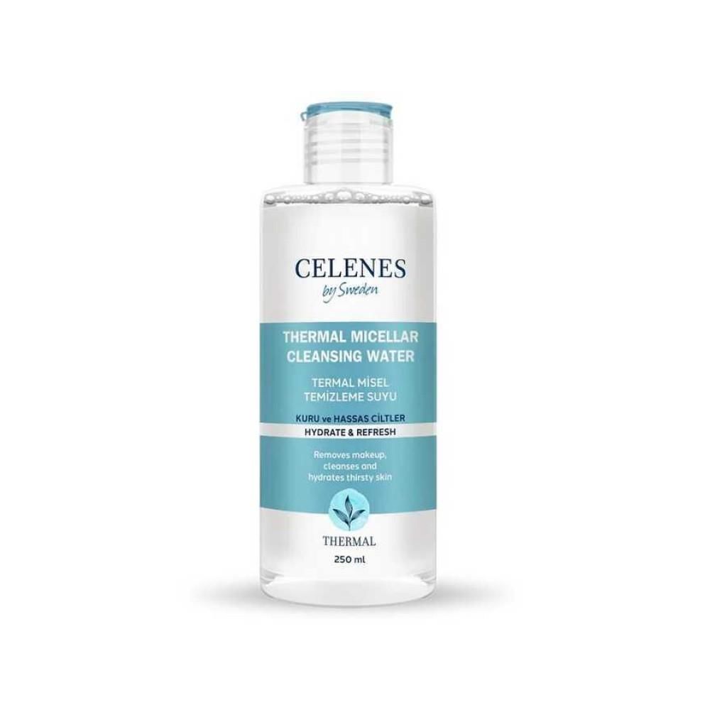 Celenes By Sweden Thermal Kuru/Hassas Cilt Misel Temizleme Suyu 250 ml