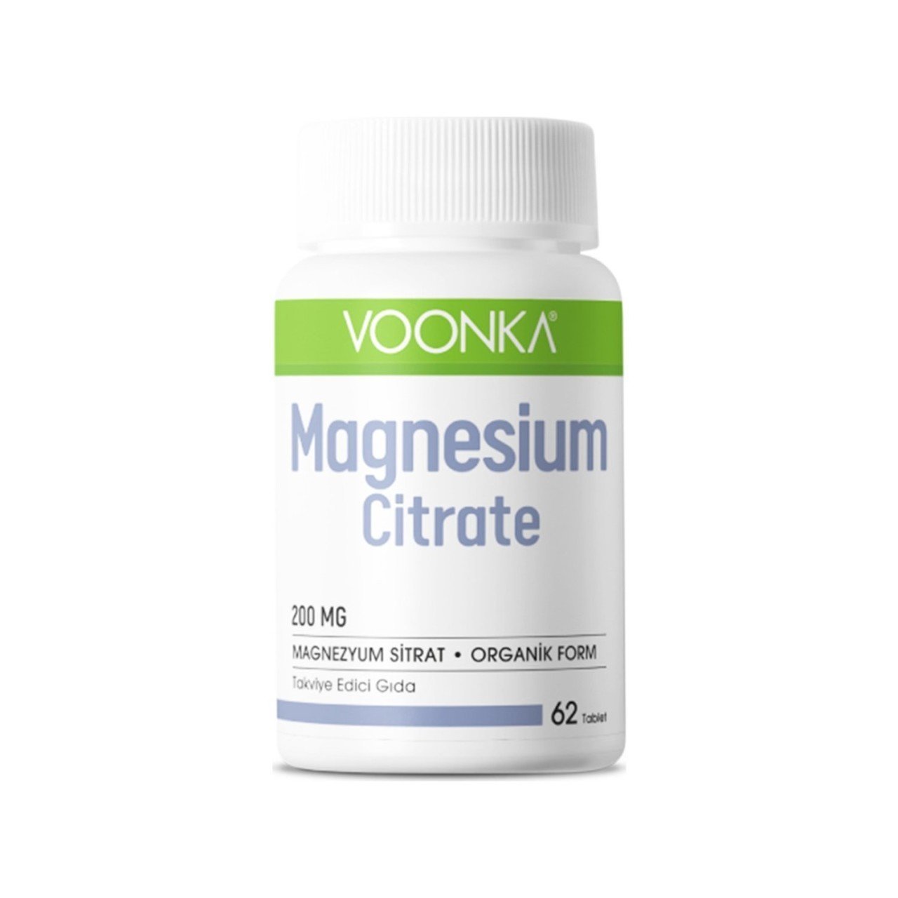 Voonka Magnezyum (Magnesium) Citrate 62 Kapsül