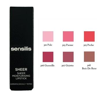 Sensilis Sheer Moisturising Lipstick 3,5 ml-301 Pale