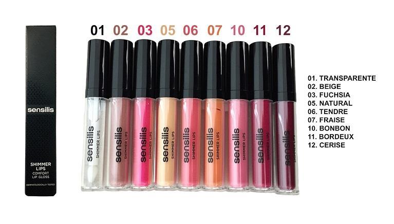 Sensilis Shimmer Lips Comfort Lips Gloss 6,5 ml-01 Transparent