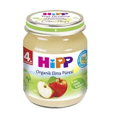 Hipp Organik Elma Püresi 125 g Kavanoz Maması