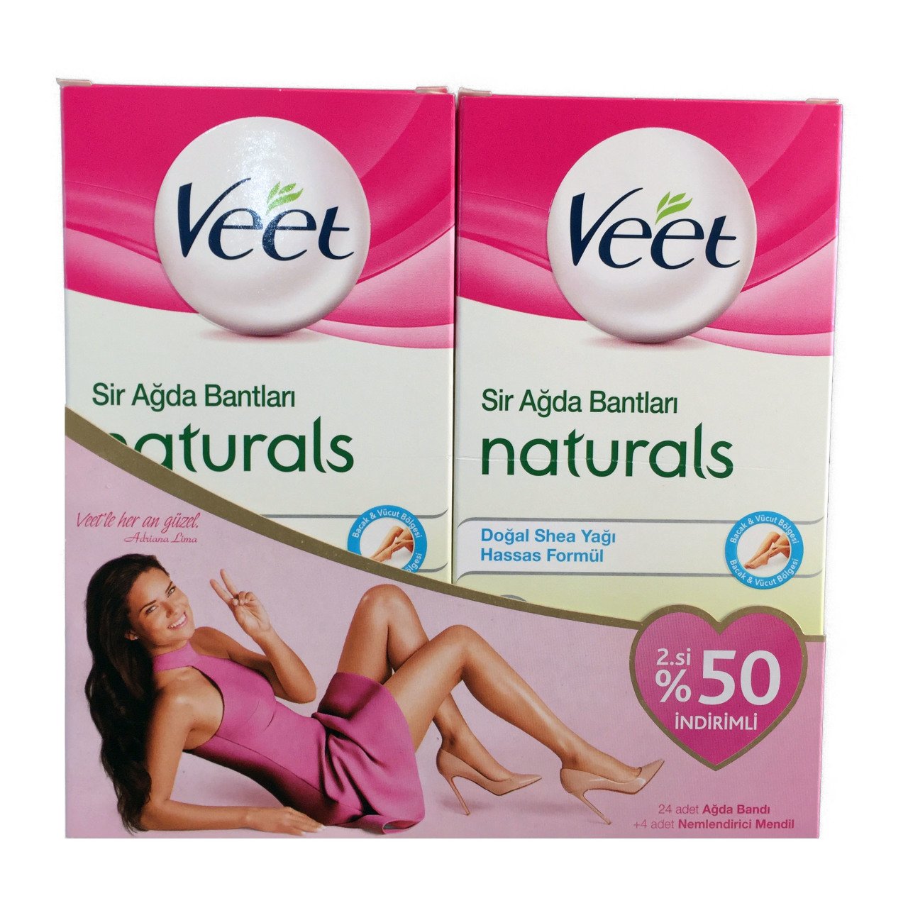 Veet Sir Ağda Bantları Naturals 2.si %50 İndirimli