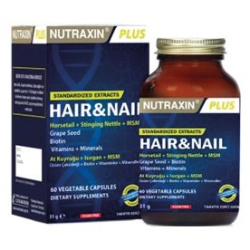 Nutraxin Hair Nail 60 Bitkisel Kapsül