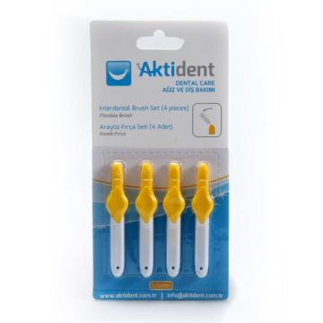 Aktident Arayüz Fırçası 3.5 mm Sarı 4 Adet