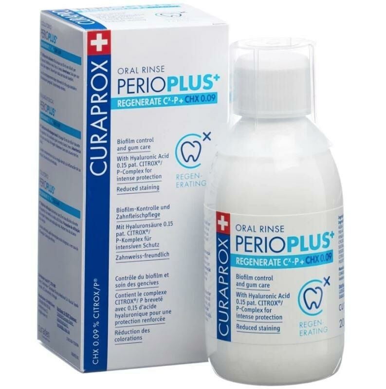 Curaprox Perioplus Regenerate 0.09 CHX Ağız Çalkalama Suyu 200 ml