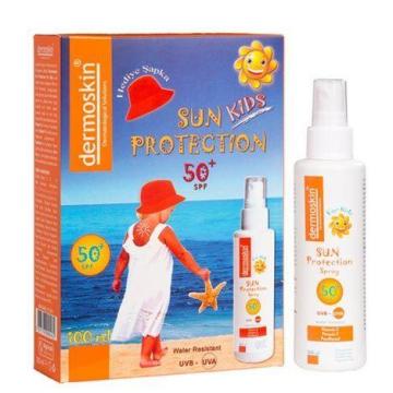 Dermoskin Sun Protection Kids Güneş Koruyucu SPF50+ Spray 100ml - Şapka Hediyeli