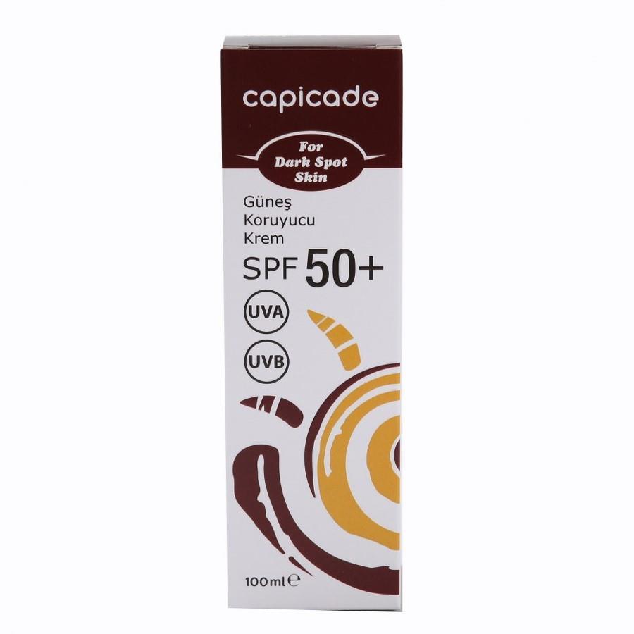 Capicade Lekeli Ciltler Spf 50+  Güneş Koruyucu Krem 100 ml