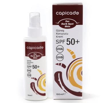 Capicade Lekeli Ciltler Spf 50+  Güneş Koruyucu Krem 100 ml