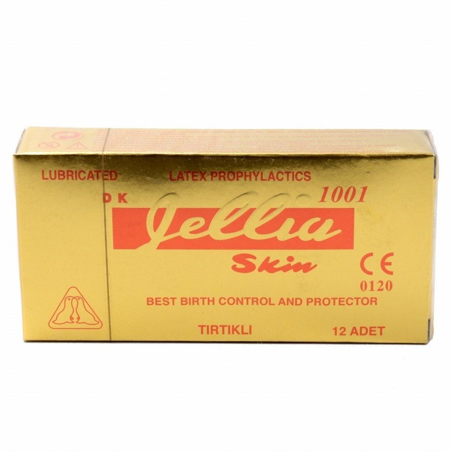Jellia Skin Prezervatif 12'Li Tırtıklı
