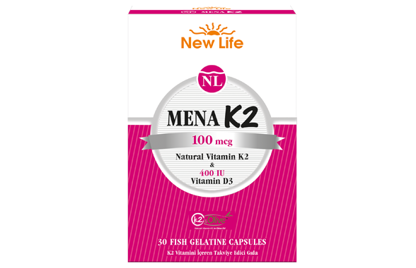 New Life Mena K2 30 Kapsül SKT: 01/2020