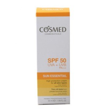 Cosmed Spf50 Hıgh Protection Tüm Cilt Tipleri İçin Yüksek Korumalı Güneş Kremi 50 ml