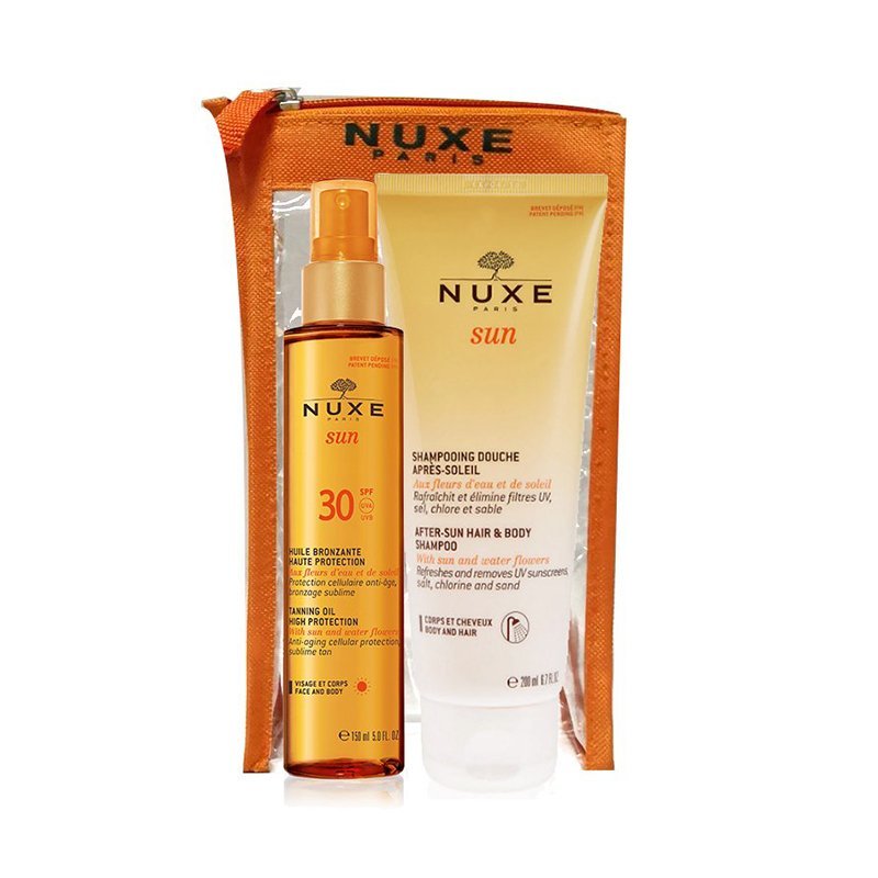 Nuxe Sun Bronzlaştırıcı Yağ Spf 30 + Nuxe Sun Şampuan 200 ml
