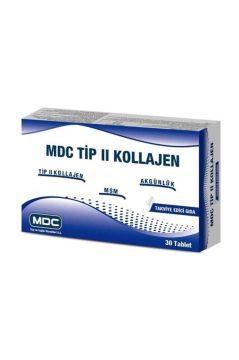 MDC Tip II Kollajen Akgünlük MSM İçeren Takviye Edici Gıda 30 Tablet