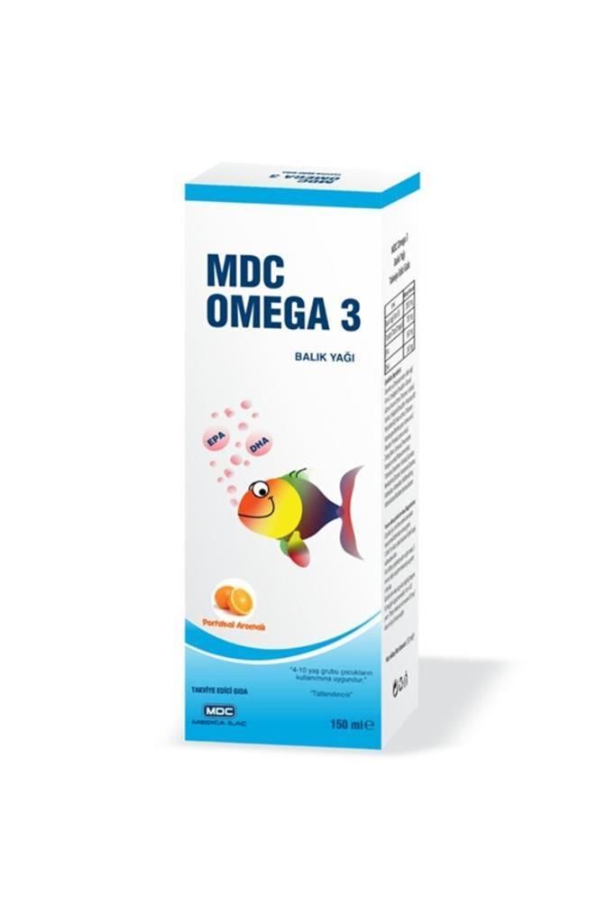 MDC Omega 3 Fish Oil Balık Yağı Şurup 150 ml