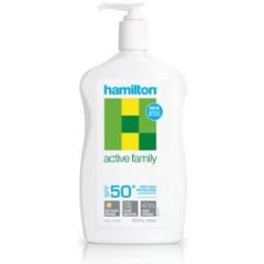 Hamilton Active Family Losyon SPF 50 + 500 ml Güneş Losyonu