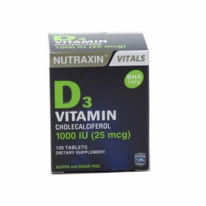 Nutraxin Vitamin D3 1000 IU 120 Tablet