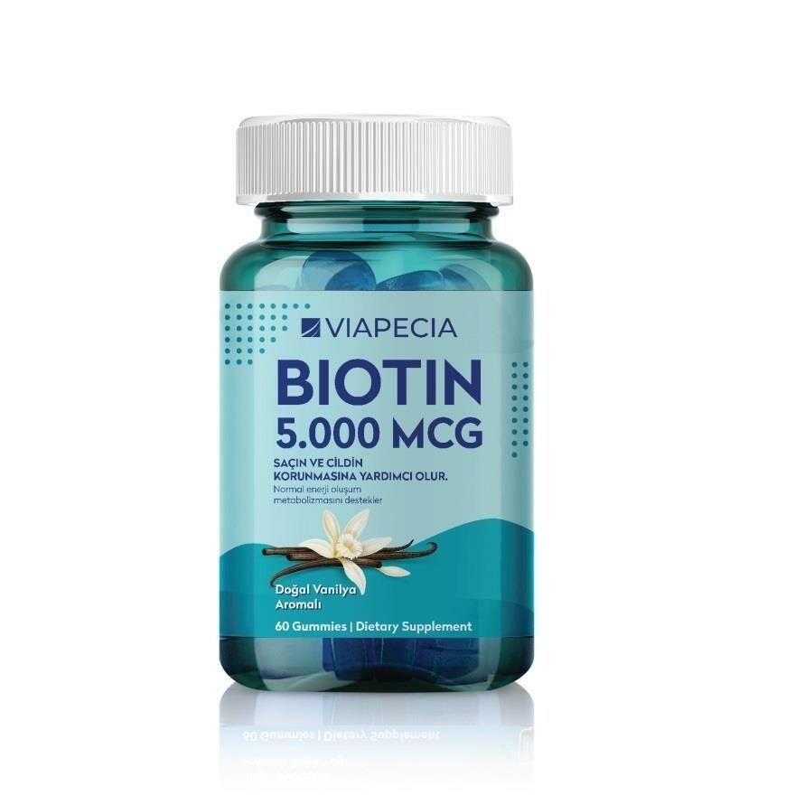 Viapecia Biotin 5000 Mcg 60 Gummies