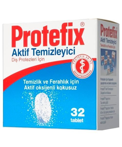 Protefix Diş Protezi Aktif Temizleme Tableti 32 Adet