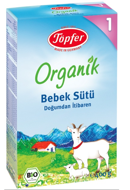 Töpfer 1 Organik Keçi Sütü 400 gr Bebek Maması