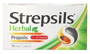 Strepsils Herbal Propolis Pastil