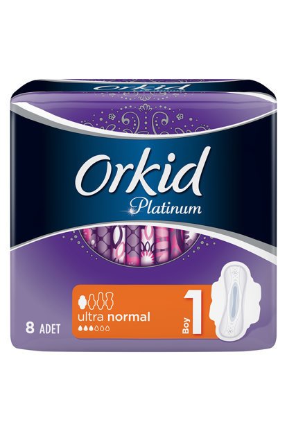 Orkid Platinum Tekli Normal 8'li Ped