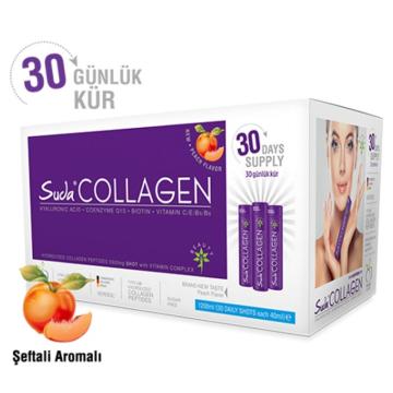 Suda Collagen Takviye Edici Gıda Kolajen Şeftali Aromalı 30 x 40 ml