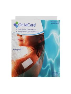 Octacare Pedli Su Geçirmez Şeffaf Yara Örtüsü 9 cm x 10 cm 10 Adet