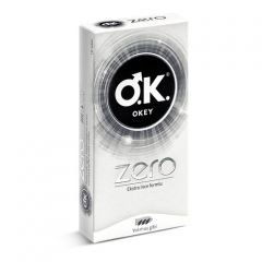 Okey Zero Ekstra İnce Formlu Yokmuş Gibi Prezervatif 10'lu
