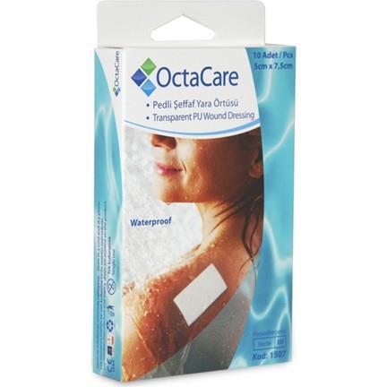 Octacare Pedli Şeffaf Yara Örtüsü 5 cm x 7.5 cm 10 Adet