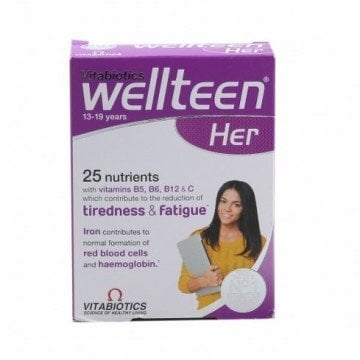 Vitabiotics Wellteen Her 13-19 years 30 Tablets