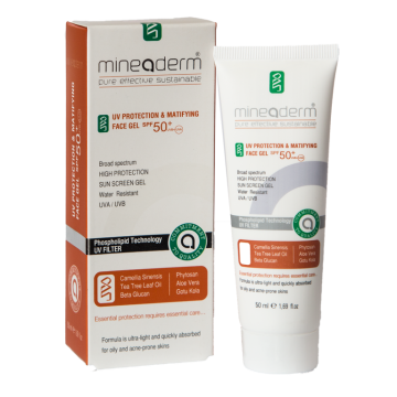 Mineaderm UV Protection Matifying  Spf50+ Yağlı Ciltler İçin Güneş Kremi 50 ml