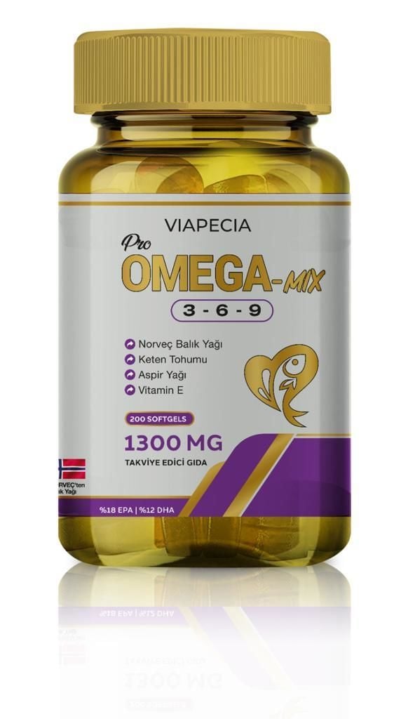 Viapecia Pro Omega Mix 200 Kapsül