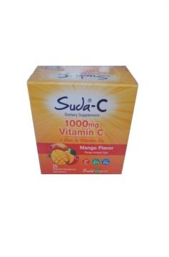 Suda-C 1000 mg Vitamin C - Çinko & Vitamin D3 Mango Aromalı 20 Saşe