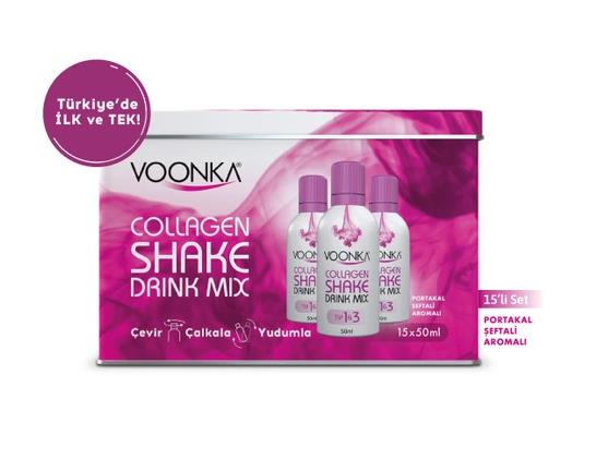 Voonka Beauty Collagen Shake Drink Kolajen Mix 15 Saşe