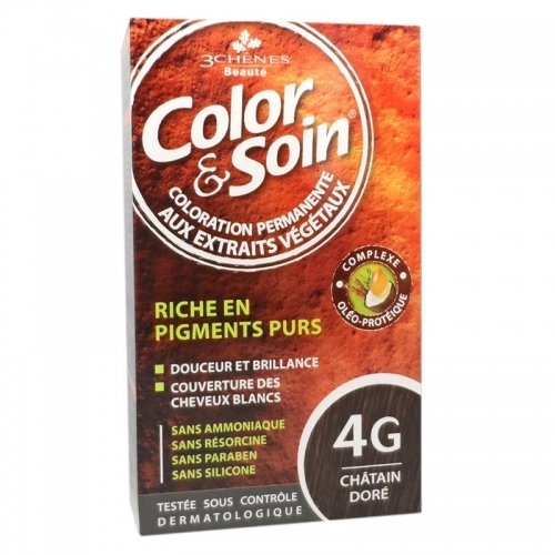 Color Soin Saç Boyası 4G - Golden Chestnut