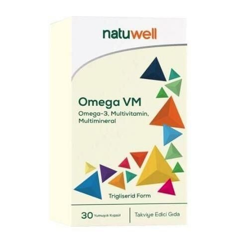 Natuwell Omega VM 30 Yumuşak Kapsül