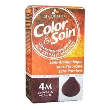 Color Soin Organik Saç Boyası 4M Maun Kestanesi -Mahogany Chestnut