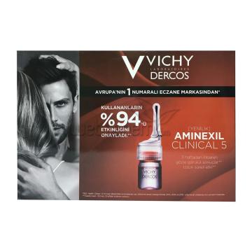 Vichy Dercos Aminexil Clinical 5 Homme (Erkek) 21x6 ml Saç Serumu