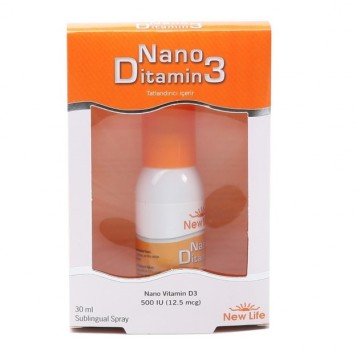 New Life Nano Ditamin3 500UI D3 Sprey 30 ml