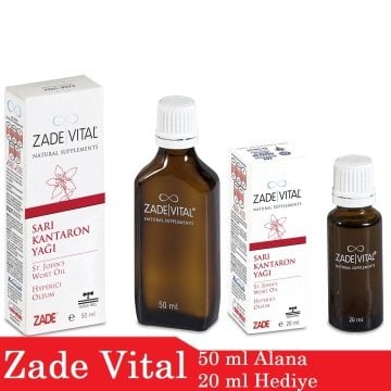 Zade Vital Sarı Kantaron Yağı 50 ml + 20 ml Hediye