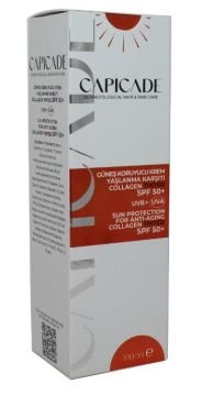 Capicade Renkli Güneş Kremi SPF 50+ Collagen Kollajen Krem