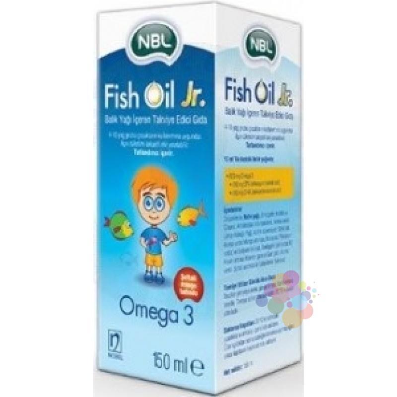 NBL Fish Oil Jr. Balık Yağı İçeren Takviye Edici Gıda 150 ml