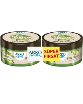 Arko Nem Krem 250+250Ml Değerli Yağlar Zeytinyağlı