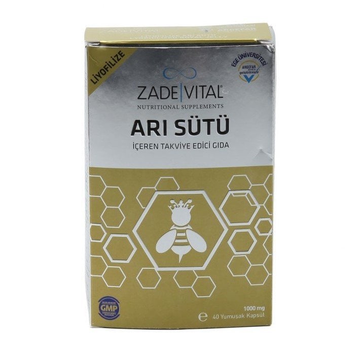 Zade Vital Arı Sütü 1000 mg 40 Blister Kapsül